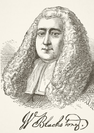 Sir William Blackstone, William Hickman Smith Aubrey (1858-1916) "The National and Domestic History of England" című művéből, London, 1890 körül. alkotó: English School