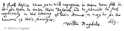 Sir William Dugdale alkotó: English School