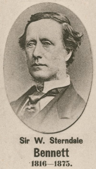 Sir William Sterndale Bennett (mélynyomás) alkotó: English School