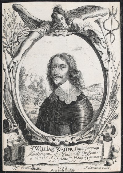 „Sir William Waller, a parlamenti hadsereg vezérőrnagya és a Honoble tagja. alsóház alkotó: English School