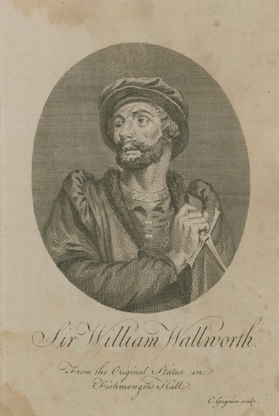 Sir William Wallworth, London főpolgármestere, 1370 alkotó: English School