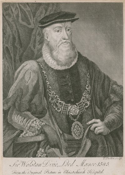 Sir Wolstan Dixie, London főpolgármestere, 1585 alkotó: English School