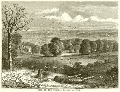 A Kristálypalota helye 1852-ben alkotó: English School