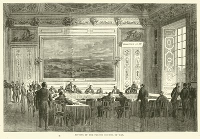 A Francia Haditanács ülése, 1871. január alkotó: English School