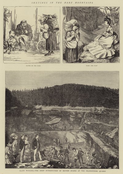 Vázlatok a Harz-hegységben (metszet) alkotó: English School