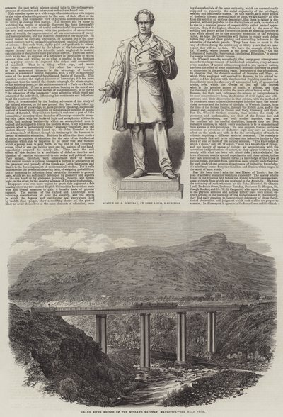 Vázlatok Mauritiusról (metszet) alkotó: English School