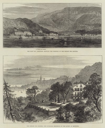 Mentone vázlatai (metszet) alkotó: English School