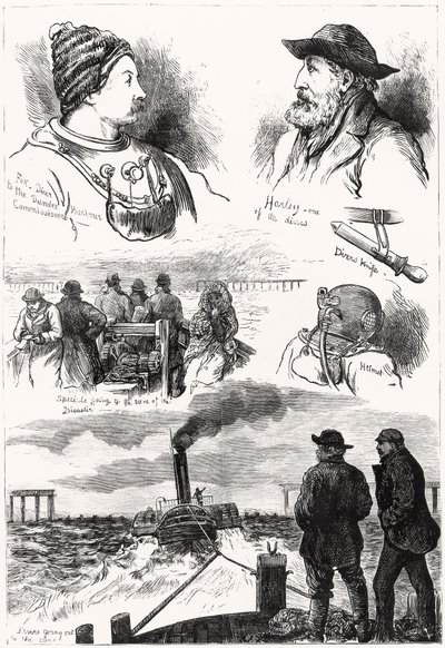 Vázlatok a Tay Bridge katasztrófájáról alkotó: English School