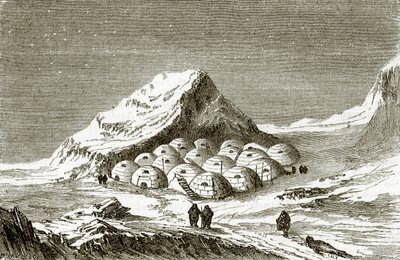 Esquimaux hókunyhói alkotó: English School