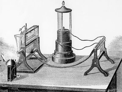 Soemmerings Perfected Telegraph, 1883 alkotó: English School