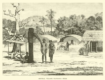 Sonthal falu, Rajmahal Hills alkotó: English School