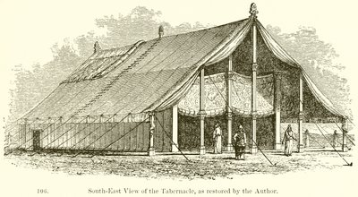 A Tabernákulum délkeleti nézete, a szerző által restaurált formában alkotó: English School