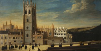 Magdolna déli frontja számos alakkal az előtérben, 1650 körül alkotó: English School