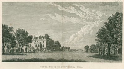 Strawberry Hill déli frontja, Twickenham, London alkotó: English School