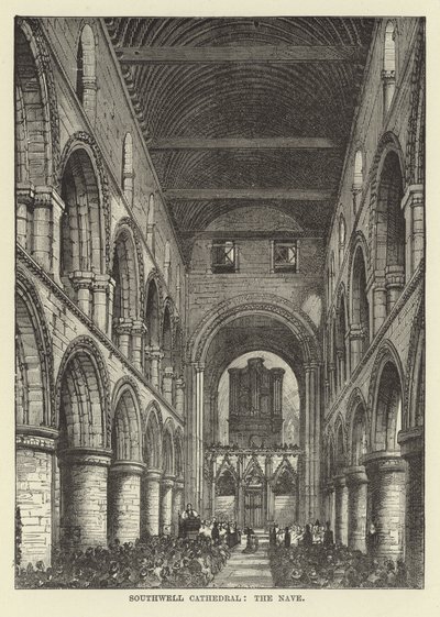 Southwell katedrális, a hajó alkotó: English School