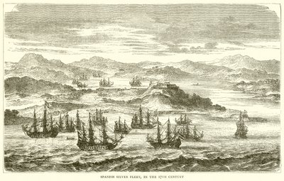 Spanyol ezüstflotta, a 17. században alkotó: English School