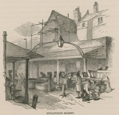 Spitalfields Market, London alkotó: English School