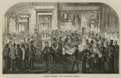 Squalors Market, St Luke, London alkotó: English School