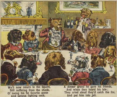 Squire Bull and the Fox alkotó: English School