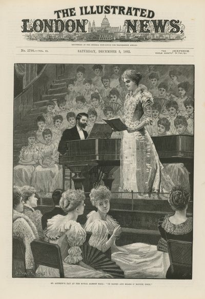 Szent András napja a Royal Albert Hallban alkotó: English School