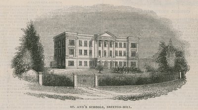 St Anns iskolák Brixton Hillben alkotó: English School
