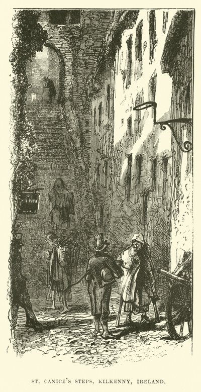 St Canices Steps, Kilkenny, Írország alkotó: English School