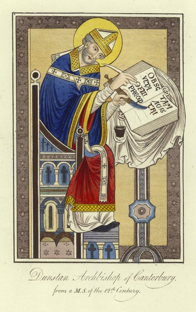 Szent Dunstan, Canterbury érseke alkotó: English School