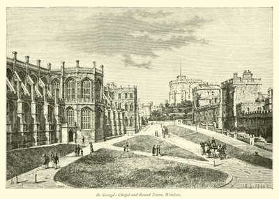 Szent György-kápolna és kerek torony, Windsor alkotó: English School