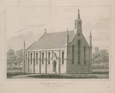 St Georges kápolna, Nine Elms közelében, Battersea államban alkotó: English School