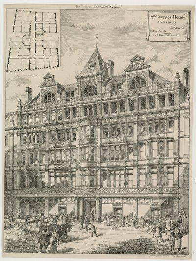St Georges House, Eastcheap, London alkotó: English School