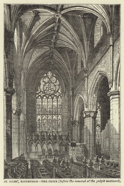 St Giles, Edinburgh, A kórus alkotó: English School
