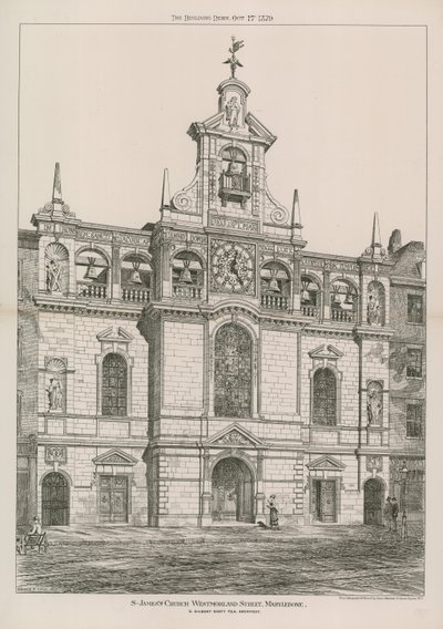 Szent Jakab-templom a Westmoreland utcában alkotó: English School