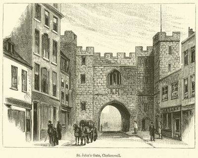 Szent János-kapu, Clerkenwell (metszet) alkotó: English School