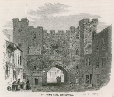St Johns Gate, Clerkenwell alkotó: English School