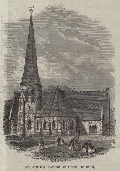 St Jude plébániatemplom, Dublin (metszet) alkotó: English School