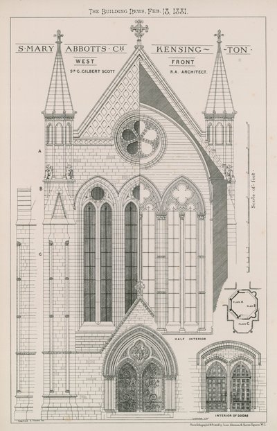 St Mary Abbots Church, Kensington alkotó: English School