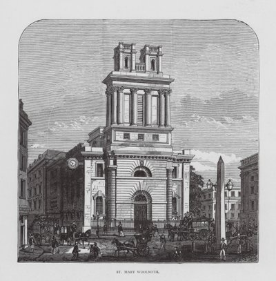 St Mary Woolnoth (litográfia) alkotó: English School