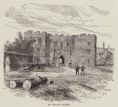 Szent Osyth perjelség (metszet) alkotó: English School