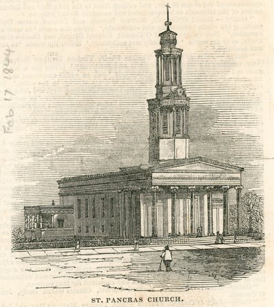 St Pancras templom, London alkotó: English School