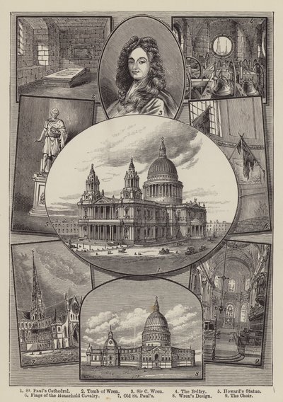 Szent Pál székesegyház (metszet) alkotó: English School