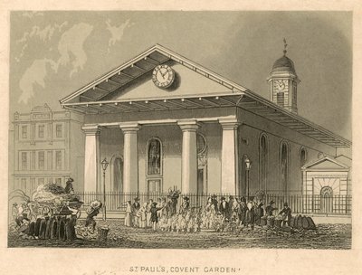 St Pauls, Covent Garden, London alkotó: English School
