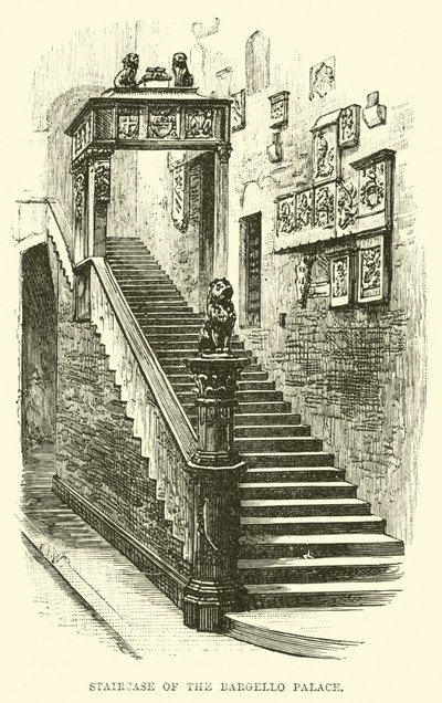 A Bargello-palota lépcsőháza alkotó: English School