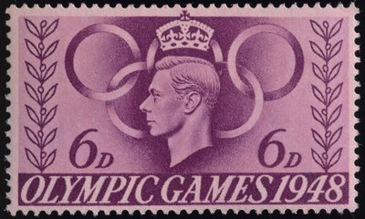 Bélyeg az 1948-as londoni olimpia emlékére alkotó: English School