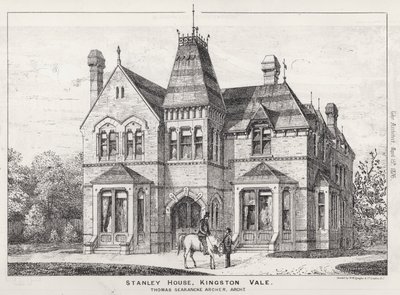 Stanley House, Kingston Vale (metszet) alkotó: English School