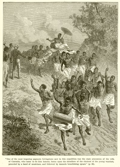 Cazembe felesége állami körmenete alkotó: English School