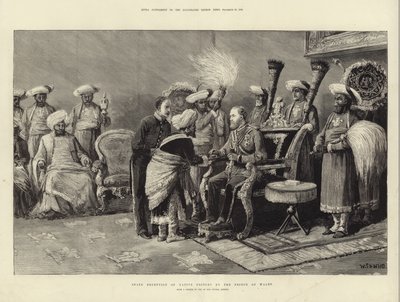 A bennszülött hercegek állami fogadása alkotó: English School