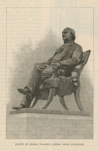 George Peabody szobra alkotó: English School