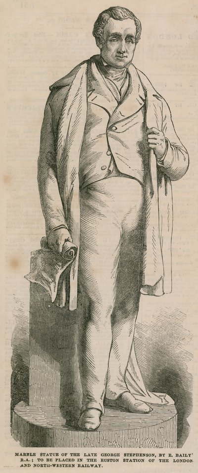 George Stephenson szobra alkotó: English School