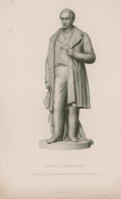 George Stephenson szobra alkotó: English School