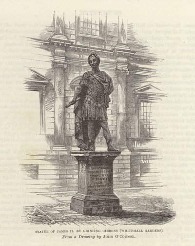 Grinling Gibbons II. Jakab szobra alkotó: English School